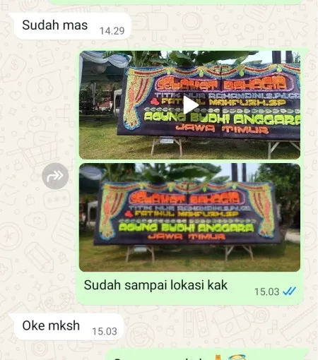 Pengiriman Papan Bunga Sukabungah Sukajadi