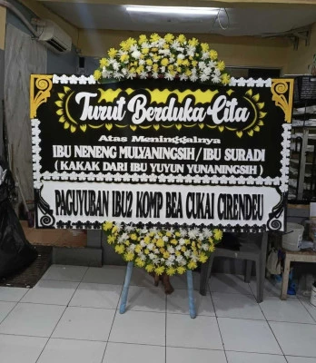 Papan Bunga di Sukabungah Sukajadi